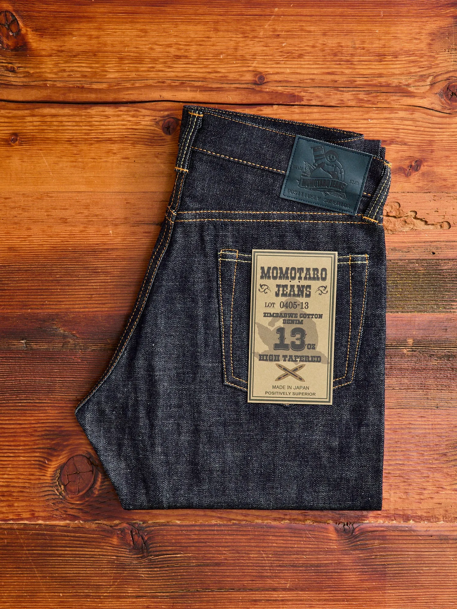 0405-13 13oz Selvedge Denim - High Tapered Fit