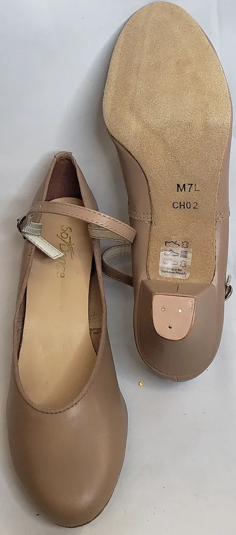 1.25" Meredith -- Mary Jane Ballroom Shoe -- Caramel