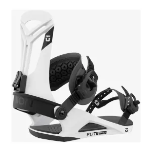 2025 Union Flite Pro White Snowboard Bindings