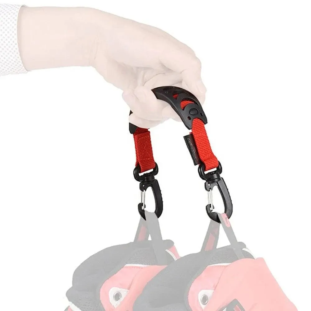 2pcs Portable Skates Straps Roller Skates Hanging Handle Buckle Skating Shoes Carriers for Boots Roller Skate Inline Skate 2021