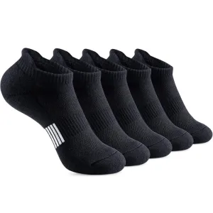 5 Pair Cushioned Ankle Support Socks