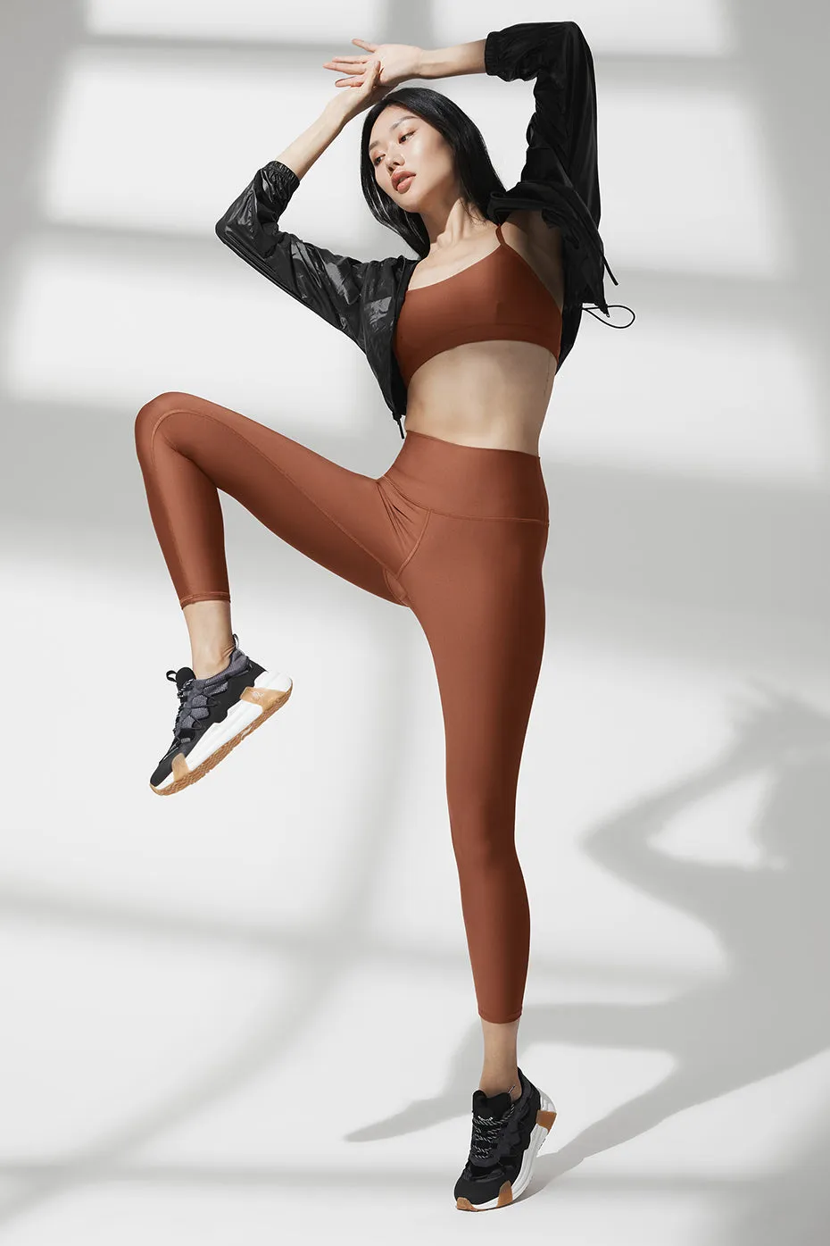 7/8 High-Waist Airlift Legging - Rust