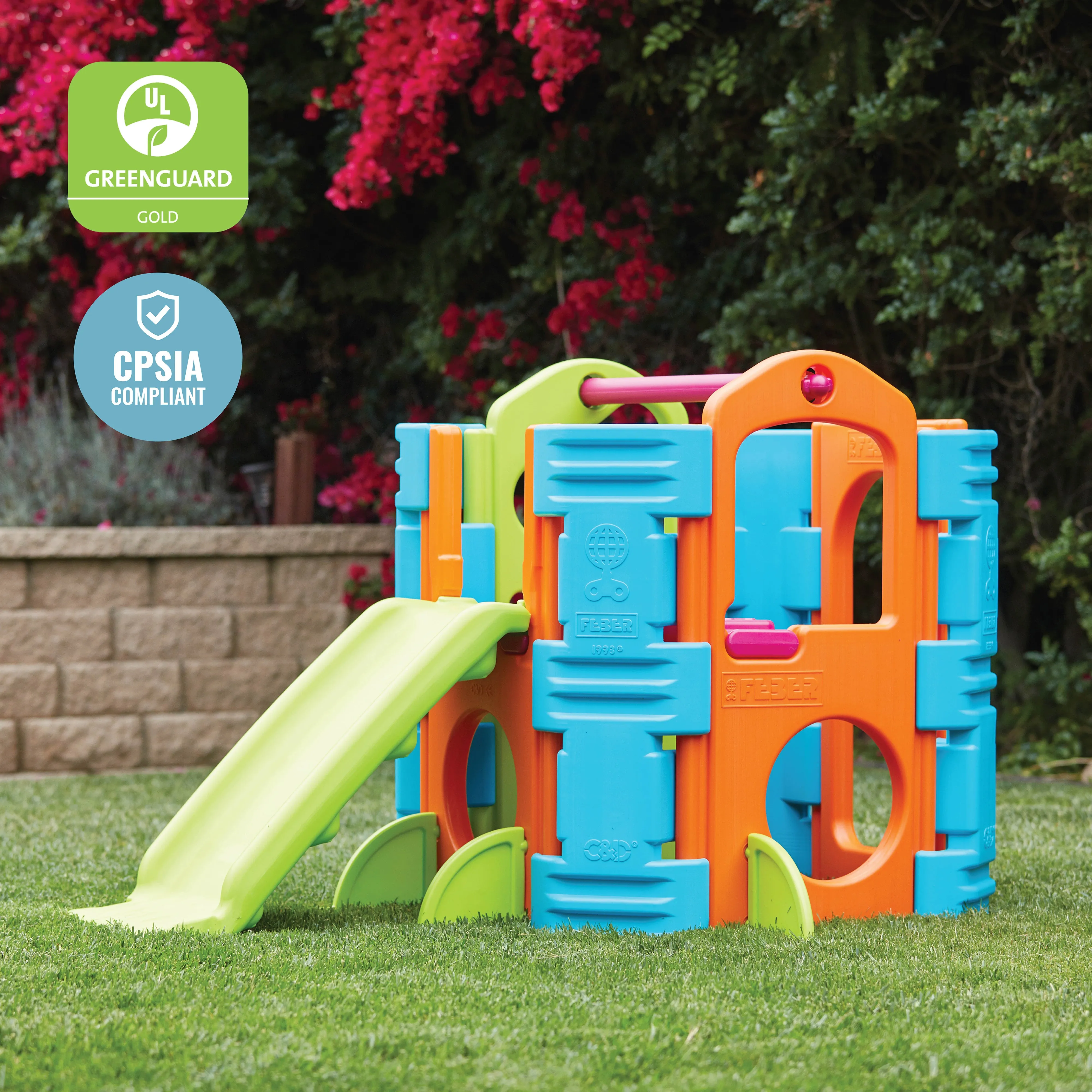 Activity Park Indoor and Outdoor Playset, Play Structure, Vibrant