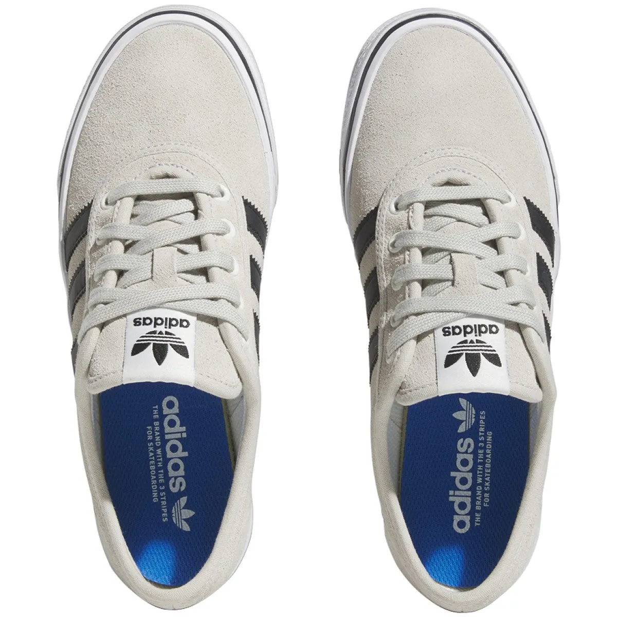 Adidas Adi Ease Skateboard Shoe - Crystal White/Black