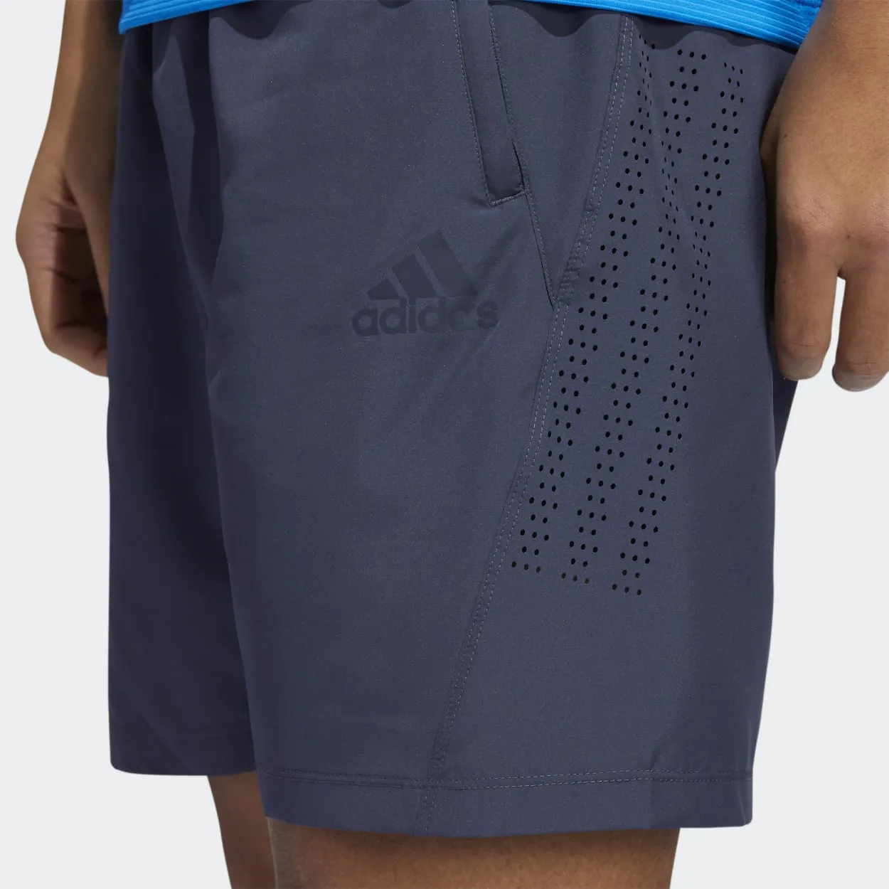 adidas Mens 3-Stripes 8-Inch Shorts