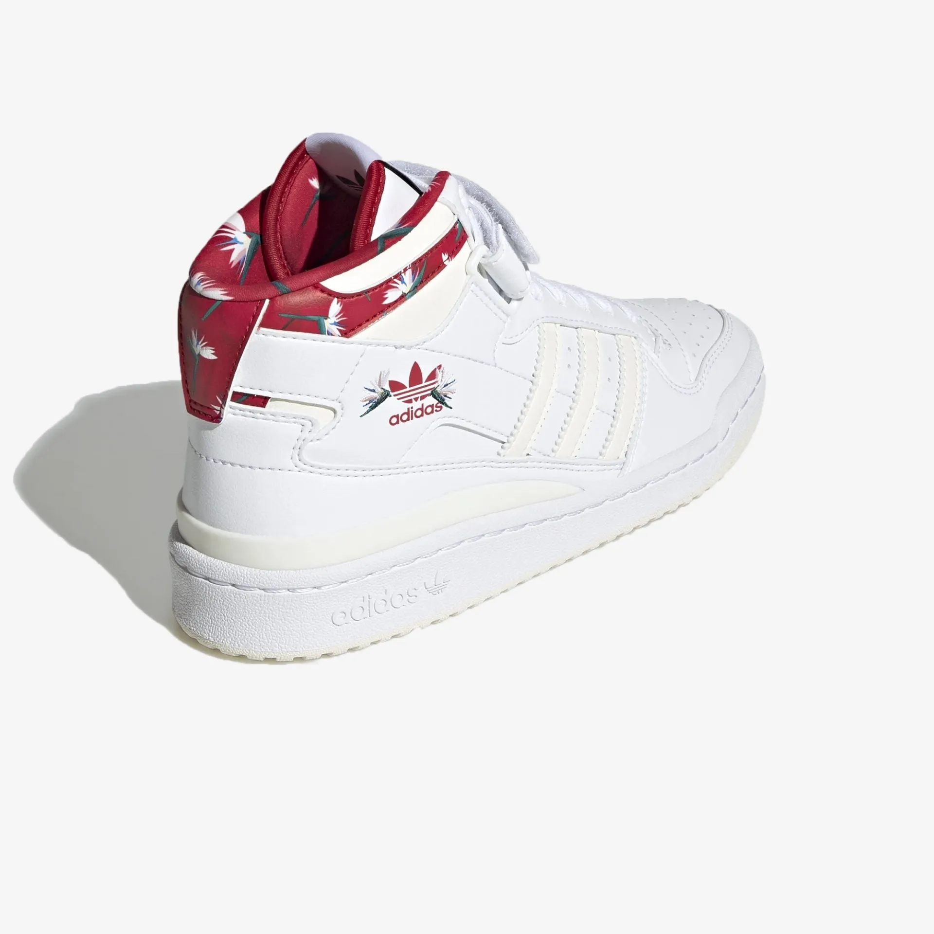 Adidas Originals | WMN'S FORUM MID W  { WHITE/RED