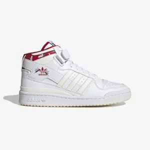 Adidas Originals | WMN'S FORUM MID W  { WHITE/RED