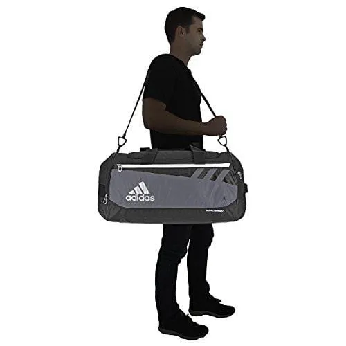 adidas Team Issue Duffel Bag, Anchor Grey, Medium