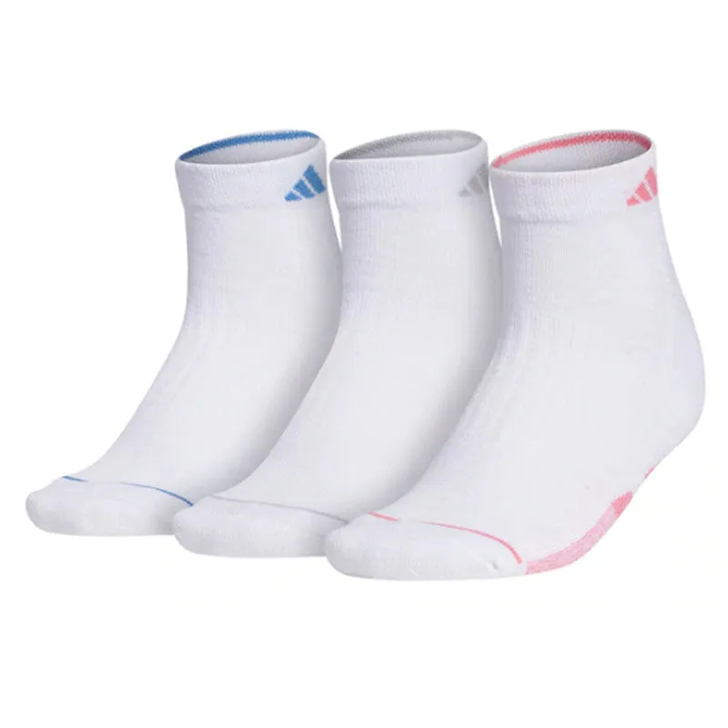 Adidas Women Cushioned Low Cut Tennis Athletic Socks 3 Pack