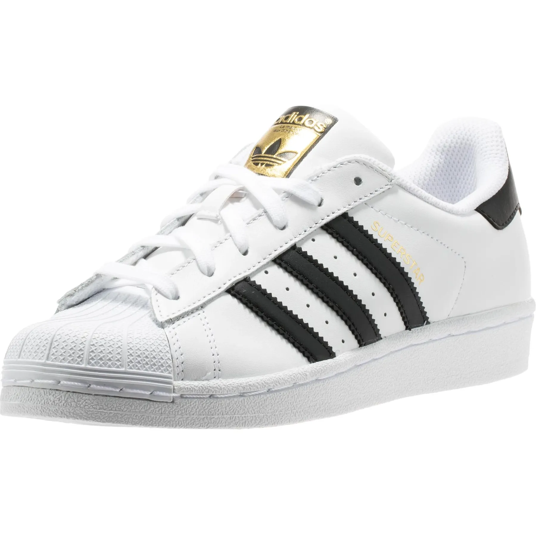 Adidas Women's Originals Superstar Shoes - White / Black / Gold