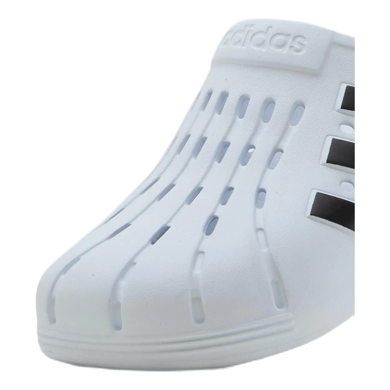 Adilette Clogs Cloud White / Core Black / Cloud White