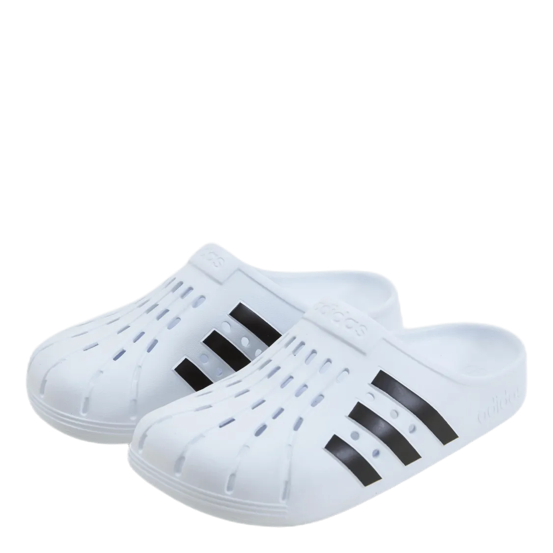 Adilette Clogs Cloud White / Core Black / Cloud White