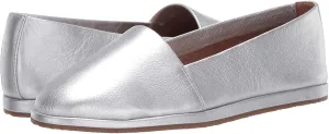 Aerosoles Women's Holland Loafer Flat - Silver Leather, Size Medium