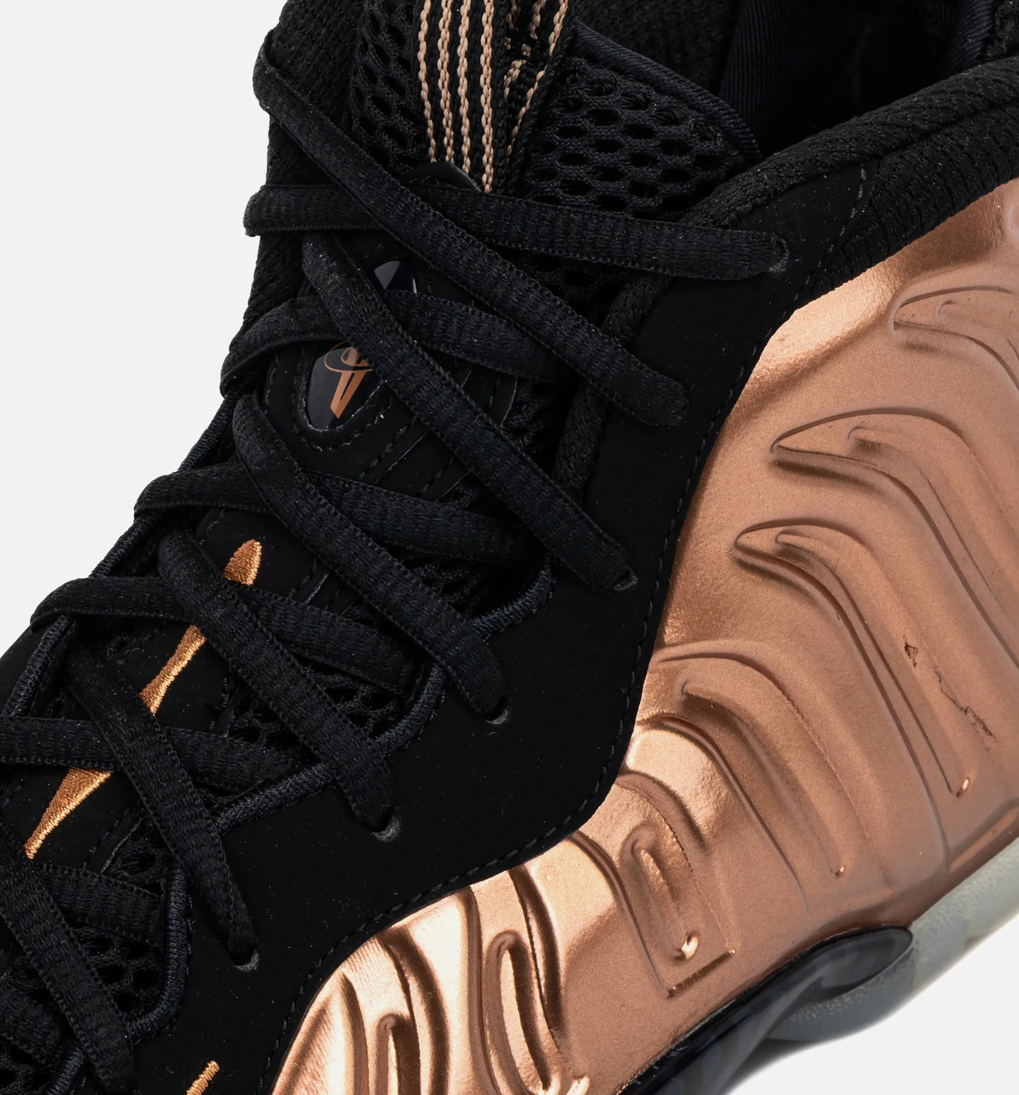 Air Foamposite One Metallic Copper Grade School Lifestyle Shoe - Black/Metallic Copper/Off Noir