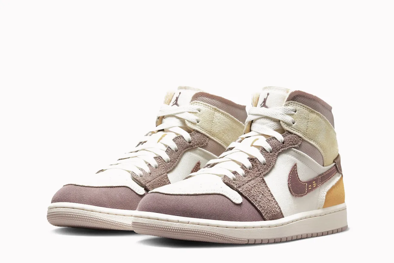 Air Jordan 1 Mid SE Craft 'Inside Out - Taupe Haze'