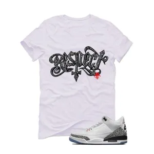 Air Jordan 3 White Cement NRG White T (Respect)