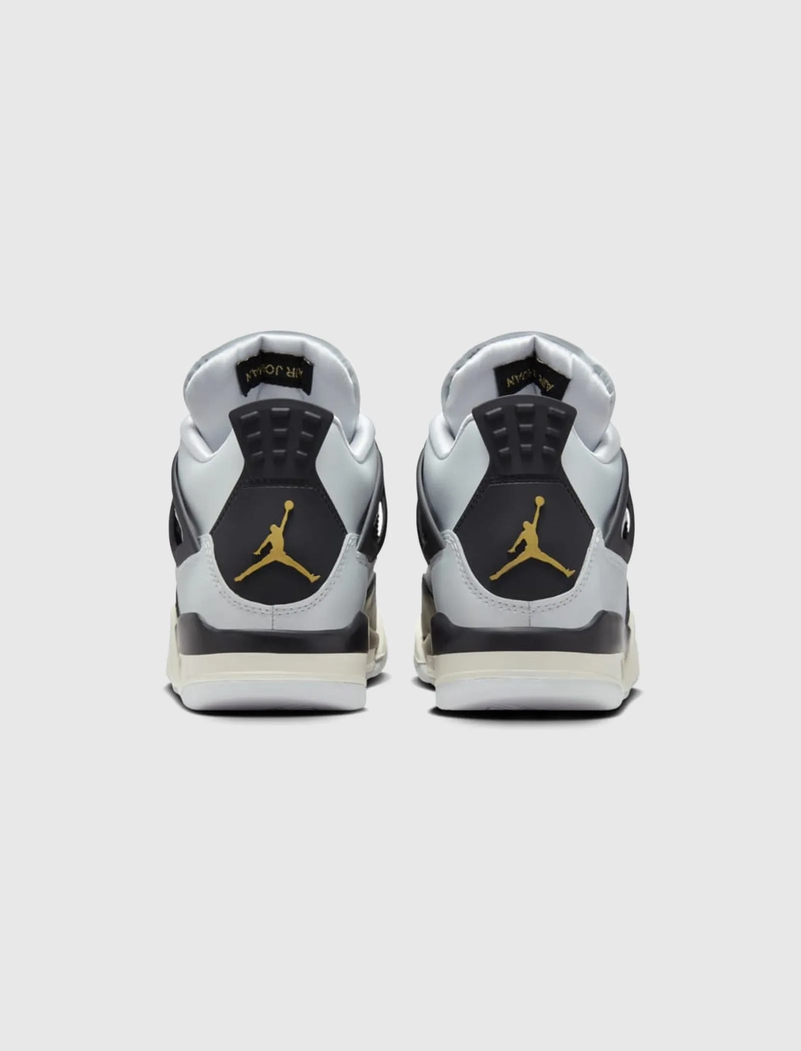 AIR JORDAN 4 RETRO "PURE PLATINUM/ METALLIC GOLD" GS