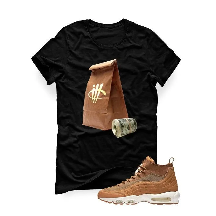 Air Max 95 Tan Black T (Brown Paper Bag black shirt)