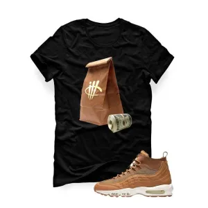 Air Max 95 Tan Black T (Brown Paper Bag black shirt)