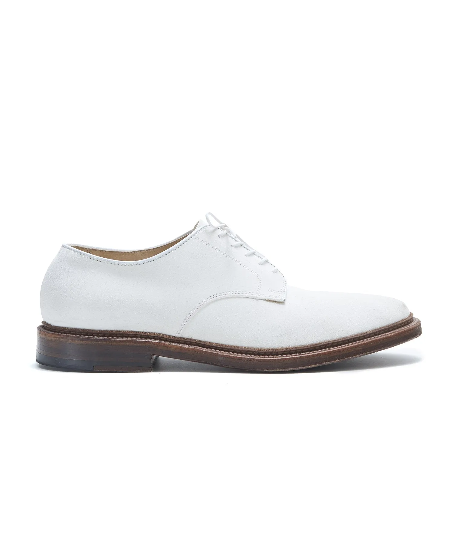 Alden   Todd Snyder Unlined Suede White Buck