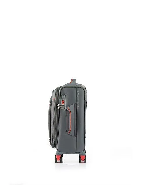 AMERICAN TOURISTER APPLITE 4 ECO SPINNER 55CM Carry-on EXP TSA - Grey/Red