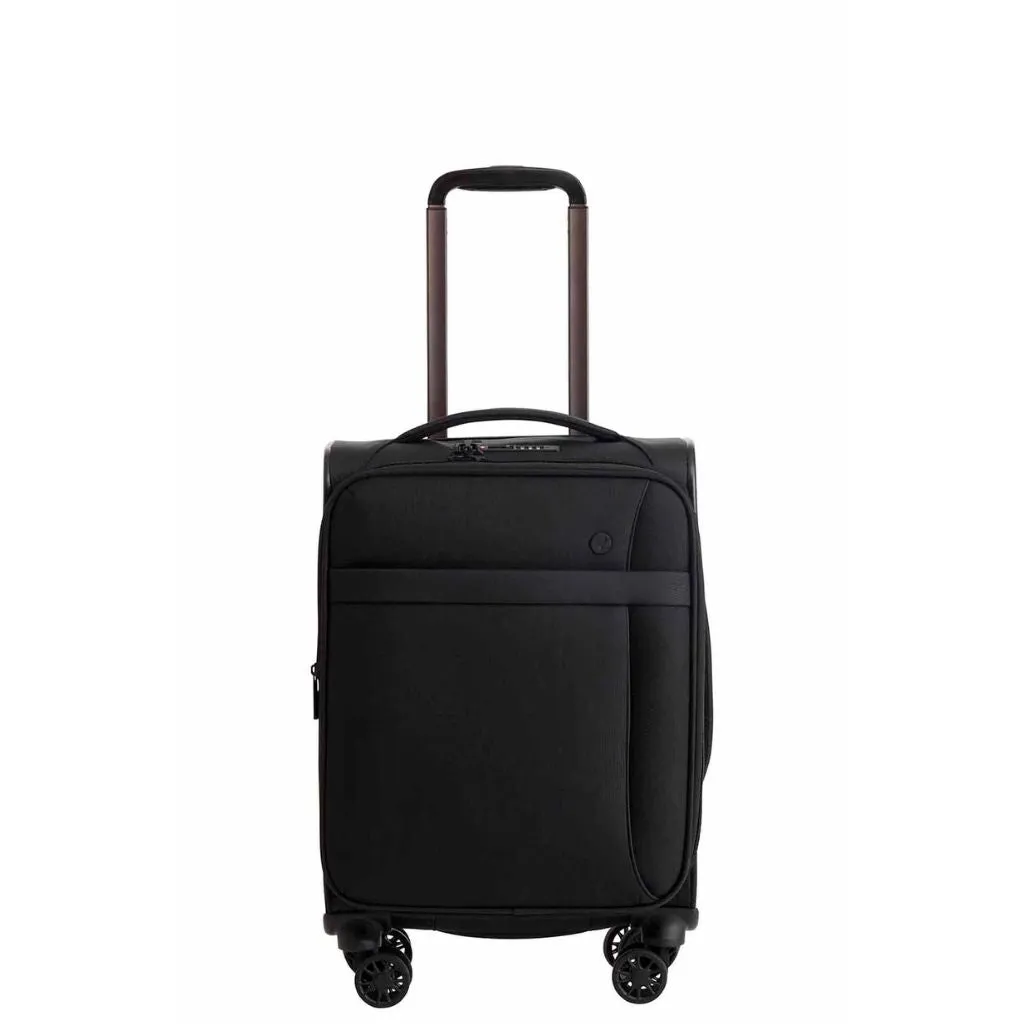 Antler Prestwick 55cm Carry On Softsided Luggage - Black