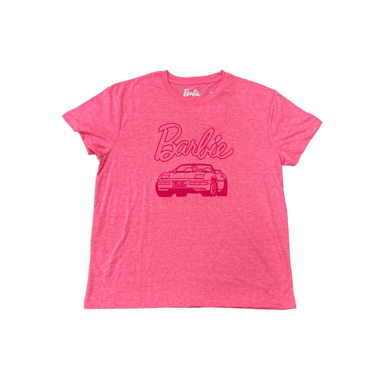 Barbie Women's Classic Convertible Short Sleeve Graphic Tee Shirt