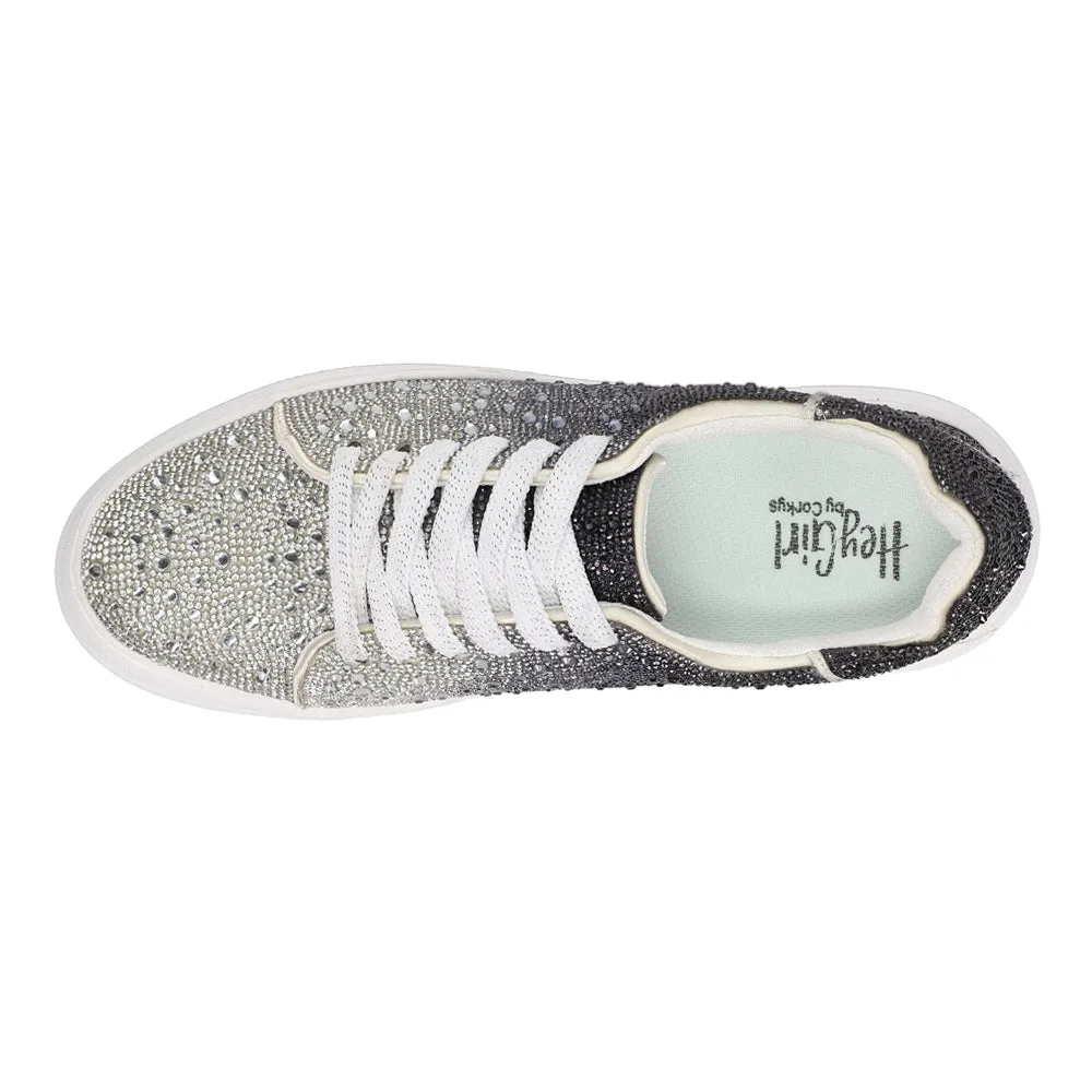 Bedazzle Rhinestone Platform Sneakers