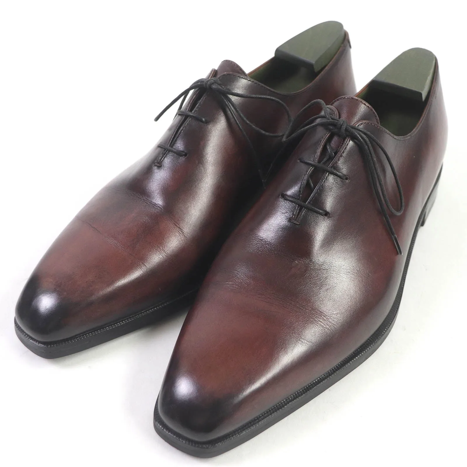 Berluti Leather Dress Shoes Bordeaux 10.5