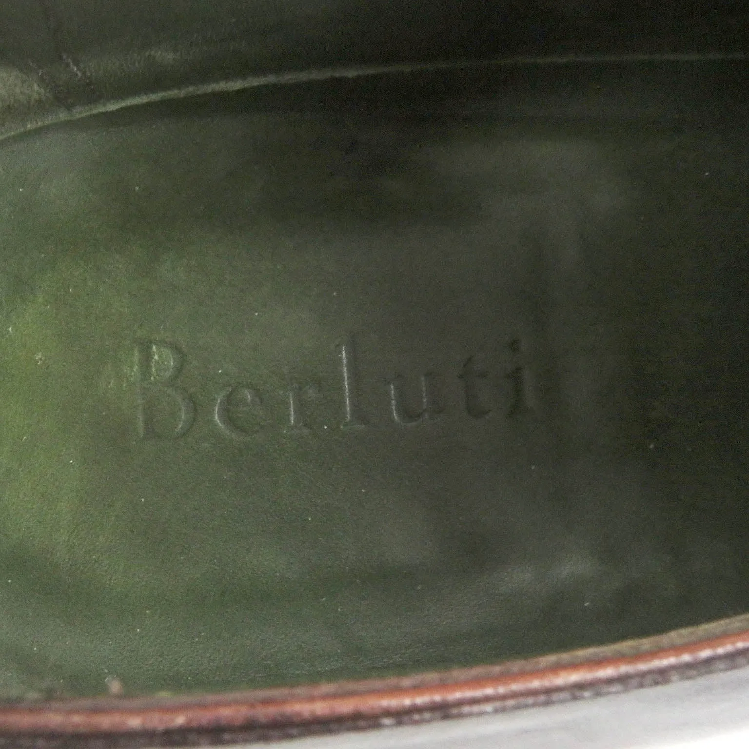 Berluti Leather Dress Shoes Bordeaux 10.5