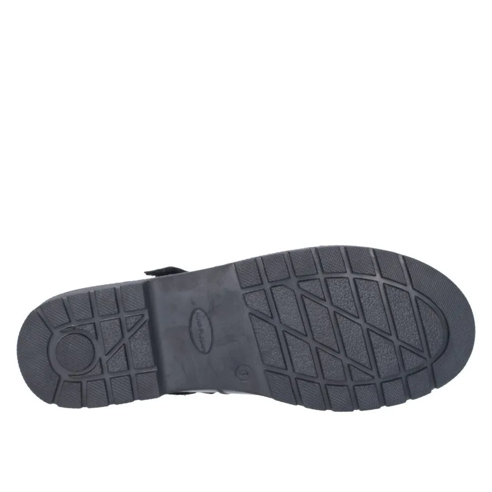 Black Tally Senior School Shoes