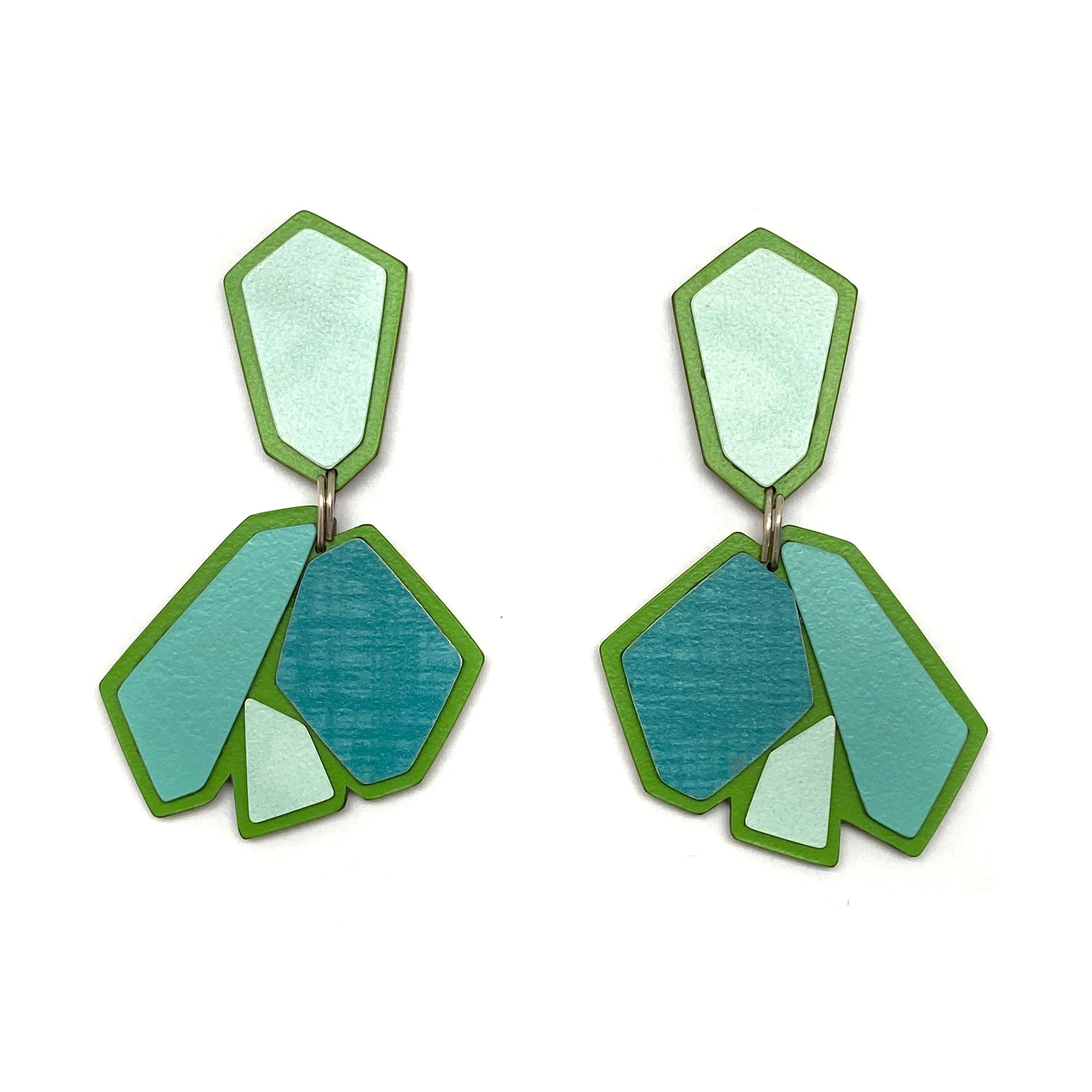 Blue and Green Vista Earrings