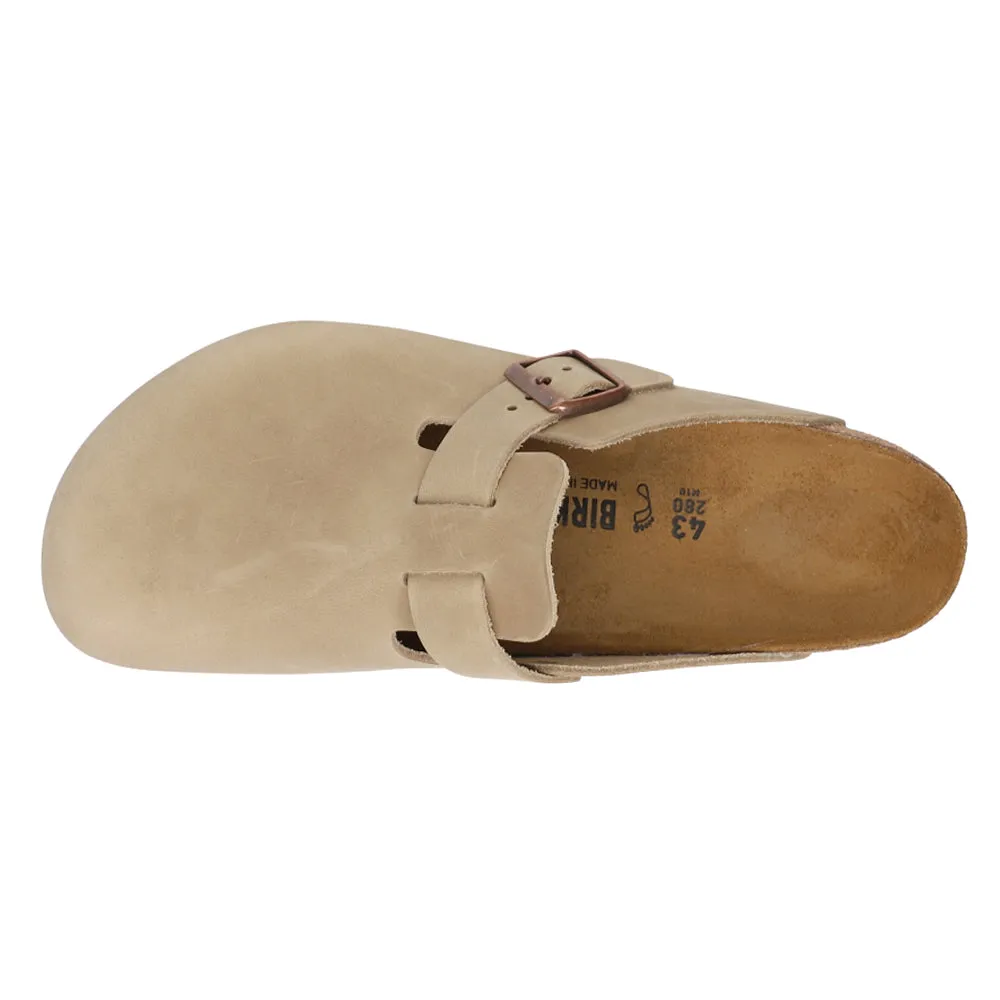 Boston Soft Suede Footbed Clogs