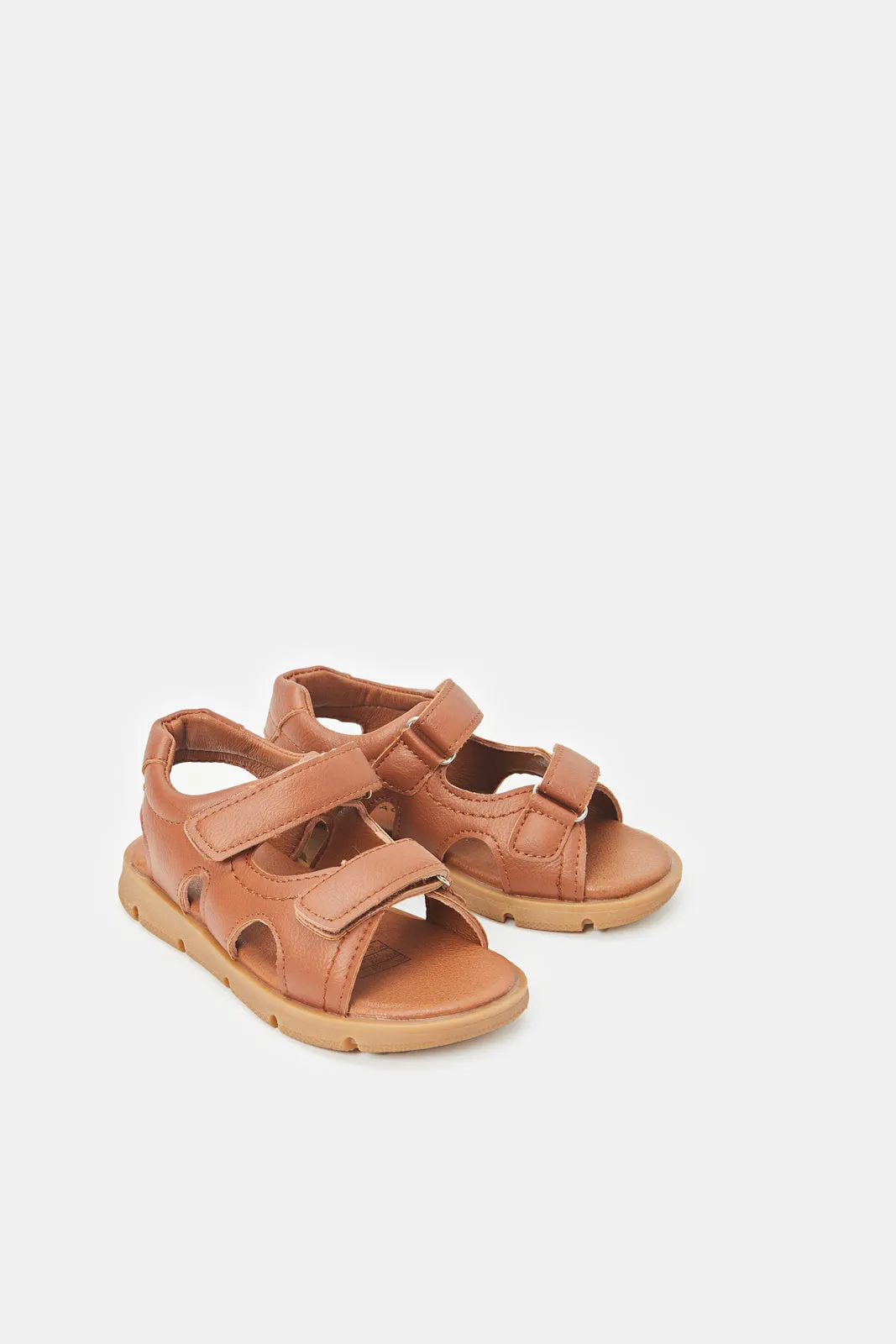 Boys Brown Sports Sandals