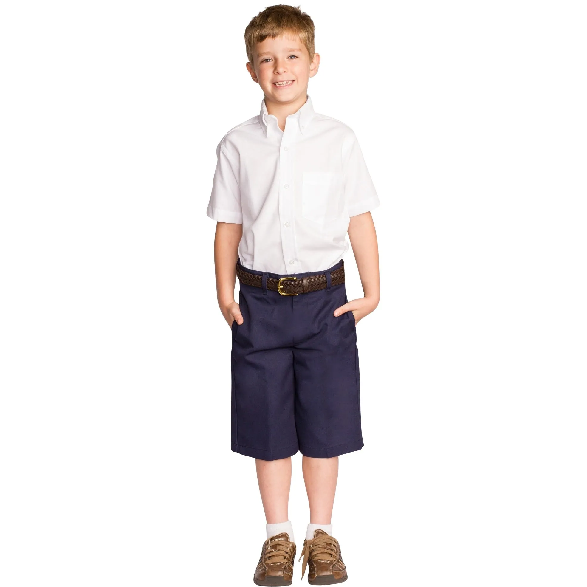 Boys Khaki Long Shorts