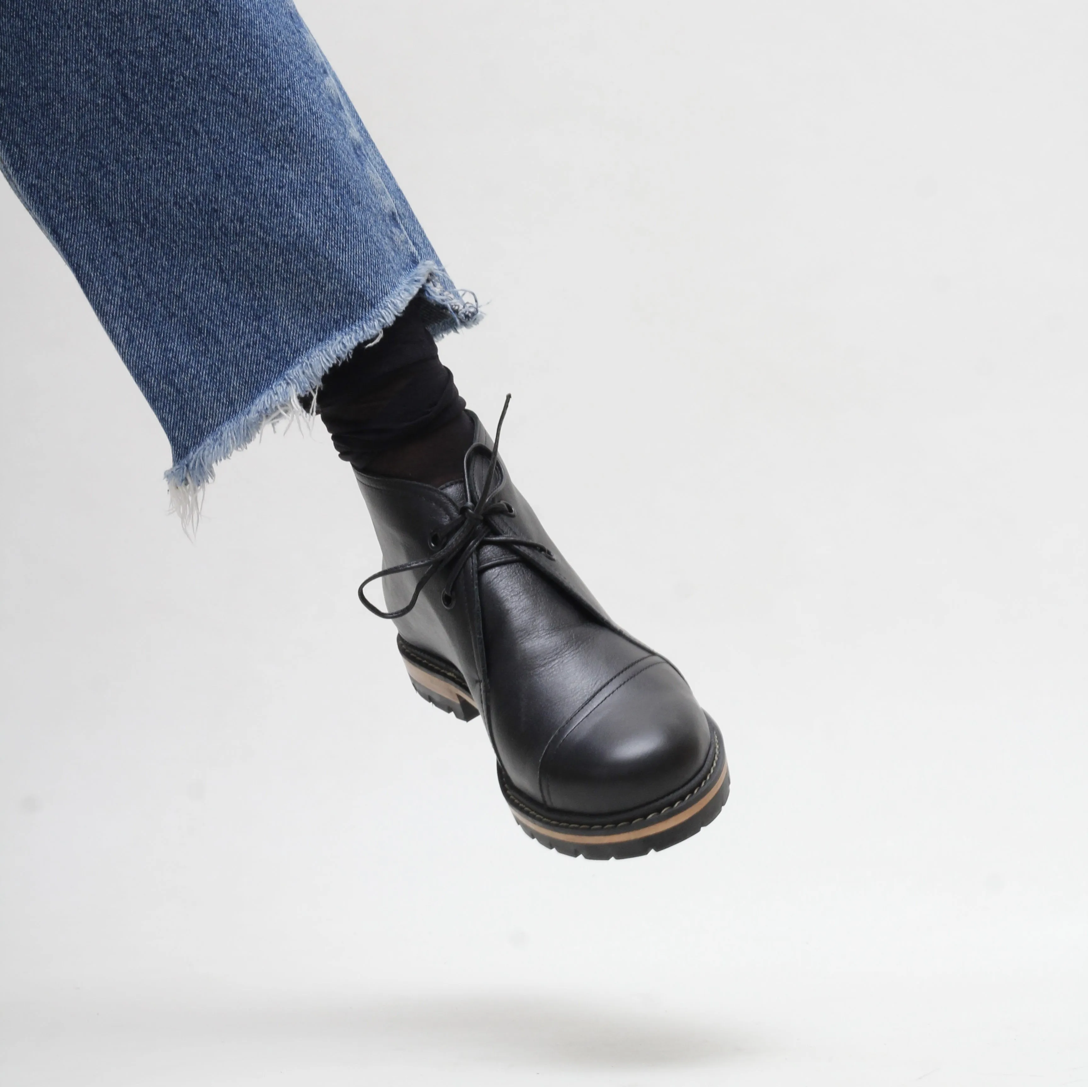 Brena Black Ankle Boots