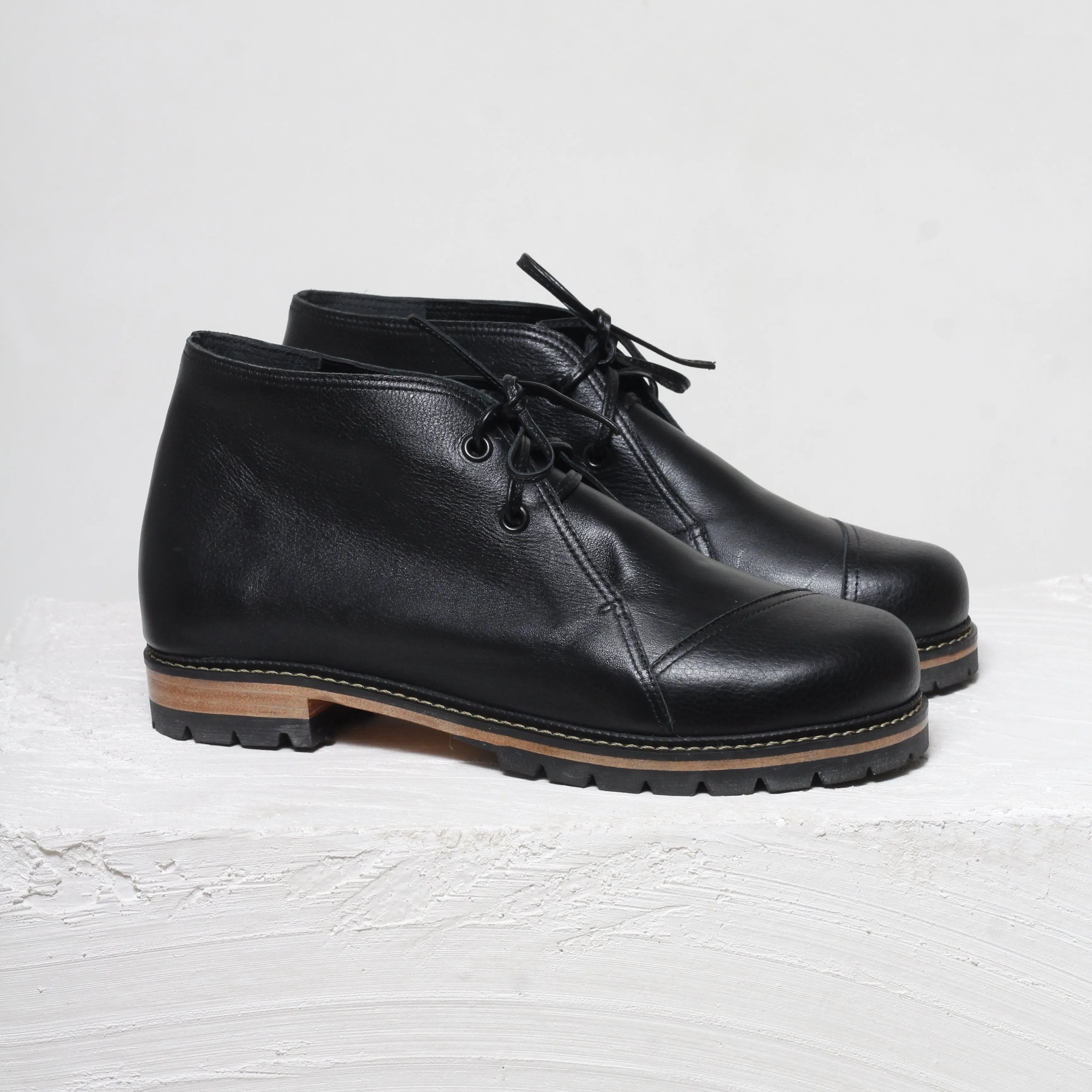 Brena Black Ankle Boots