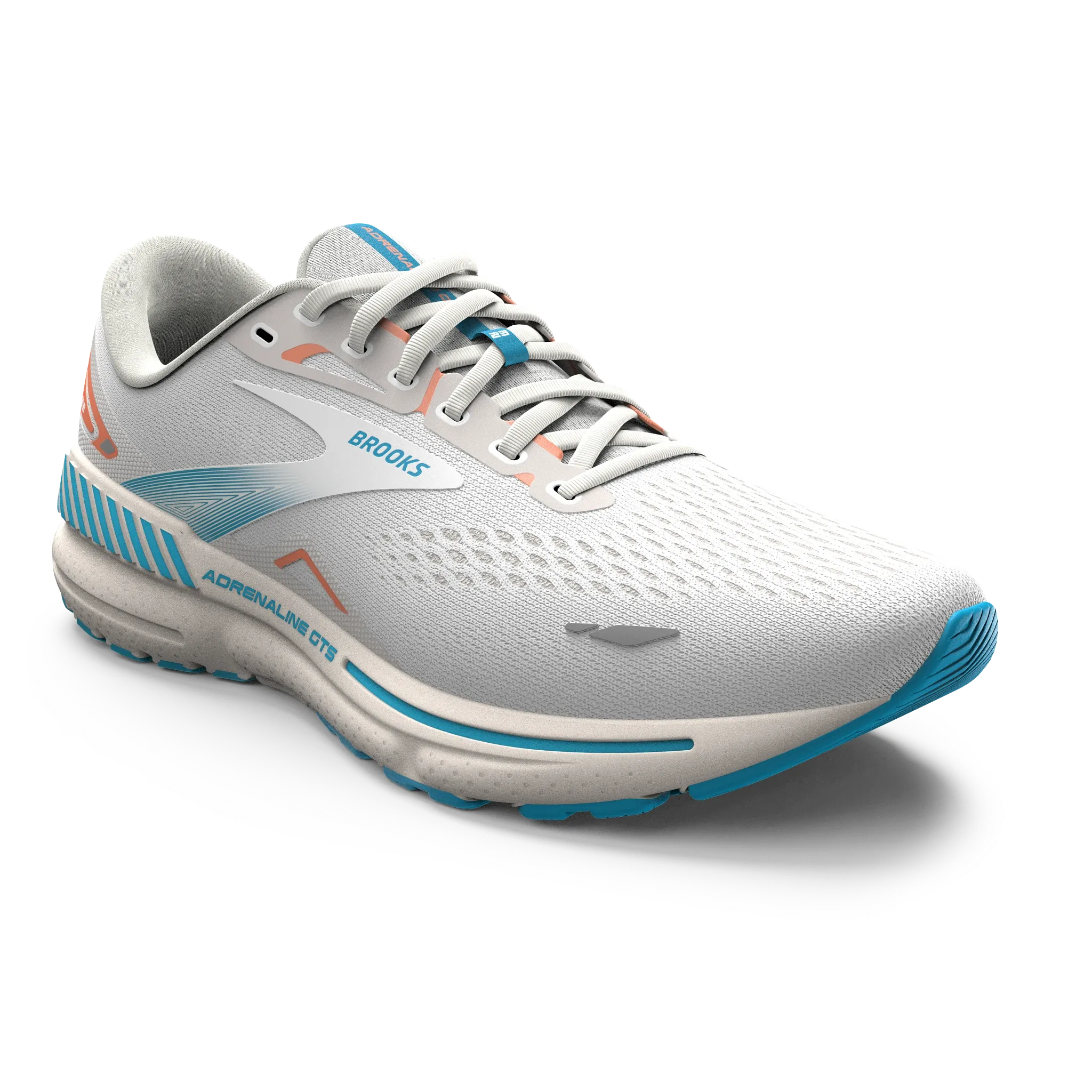 Brooks | Adrenaline GTS 23 | Women's | Coconut/Papaya/Blue