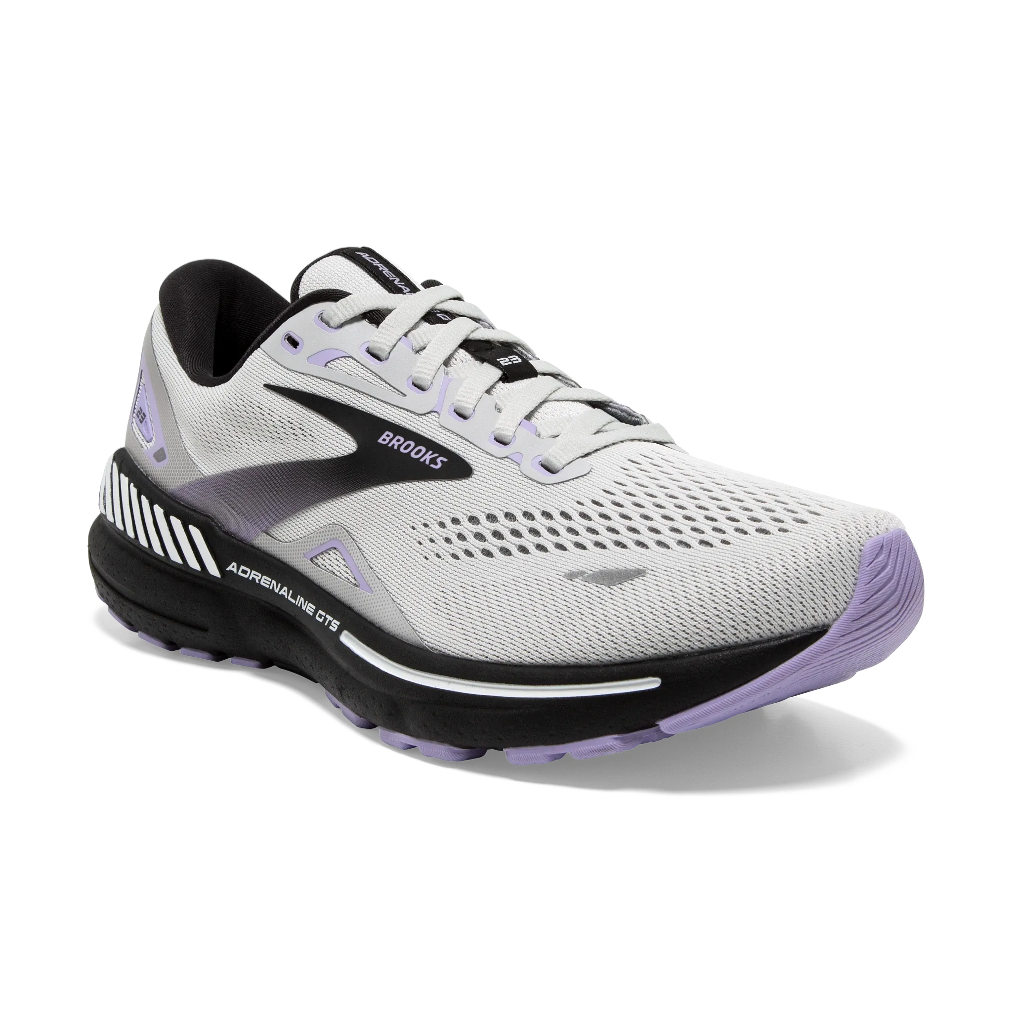 Brooks | Adrenaline GTS 23 | Women's | Grey/Black/Purple