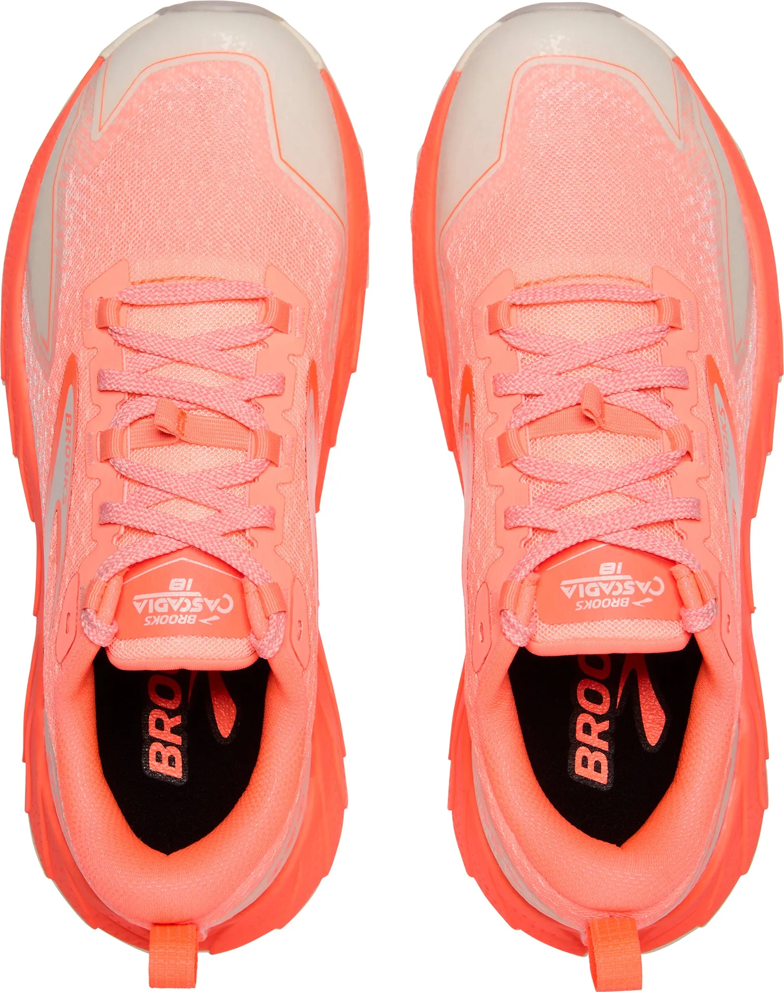 Brooks Cascadia 18 Womens Trail Running Shoes - Orange