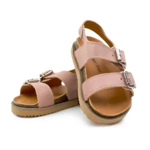 Buckle Sandal -- Blush