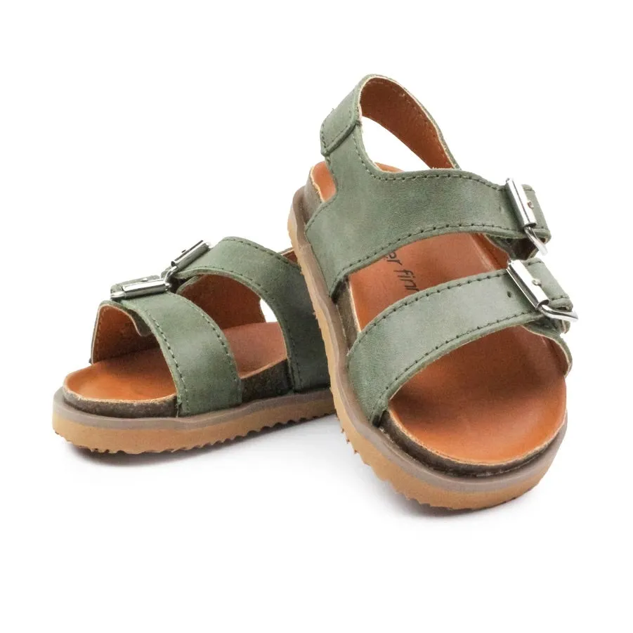 Buckle Sandal -- Sage