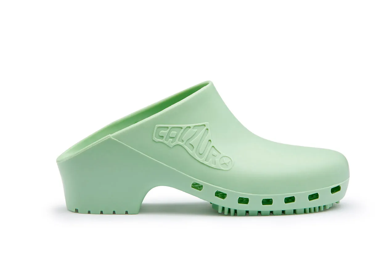 Calzuro Classic clogs without Upper Holes - Pastel Green