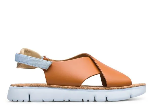 Camper Sandal: Tan Crossover