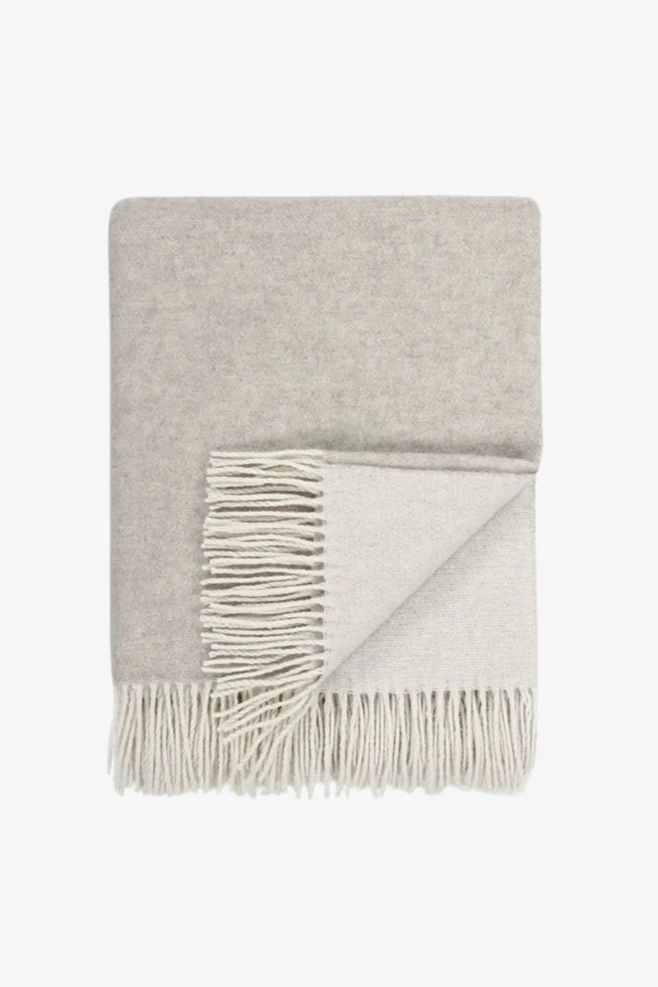 Casa Oatmeal Fringed 130x180cm Merino Throw