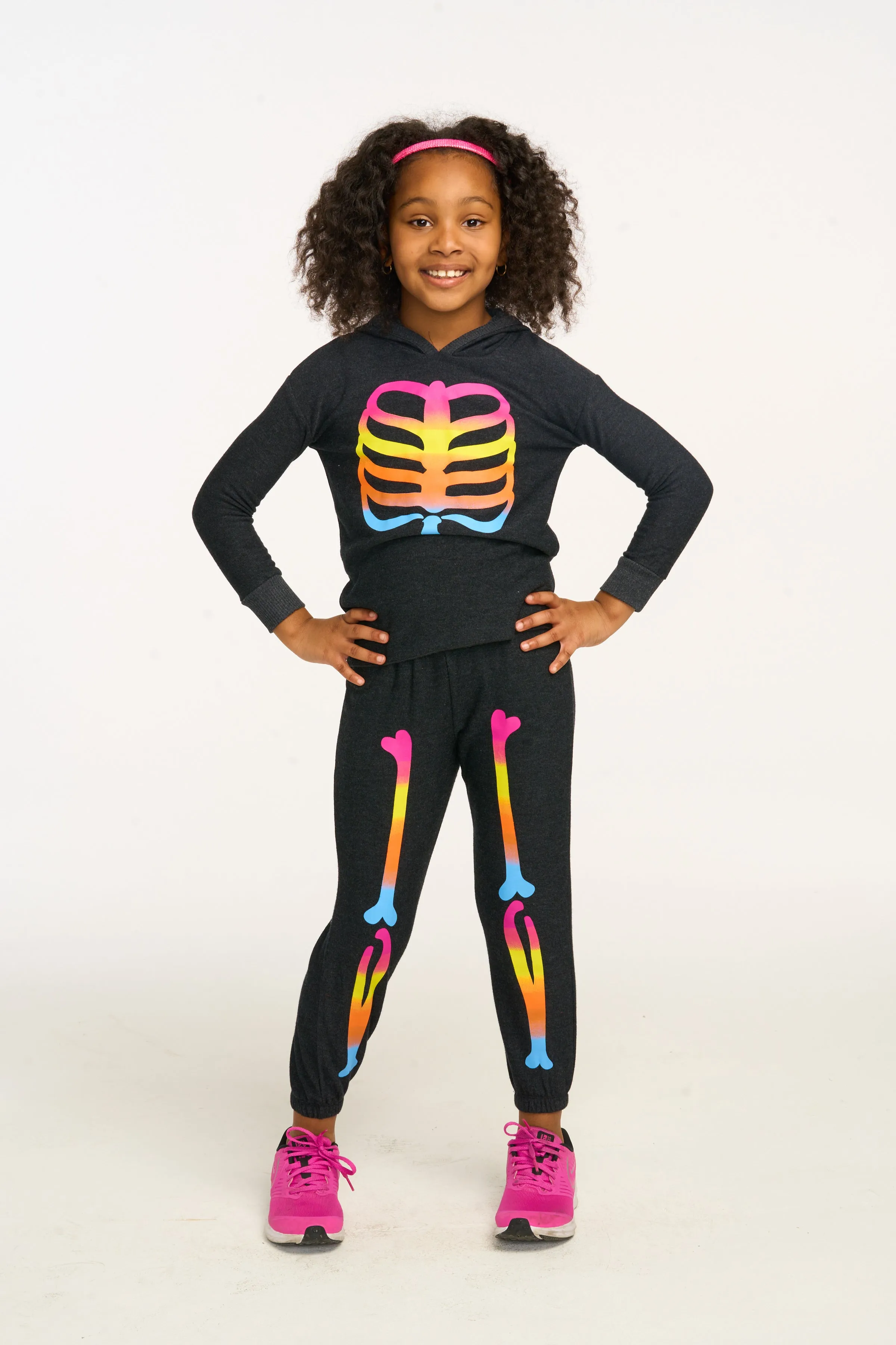 Chaser Rainbow Skeleton Legs Sweatpant