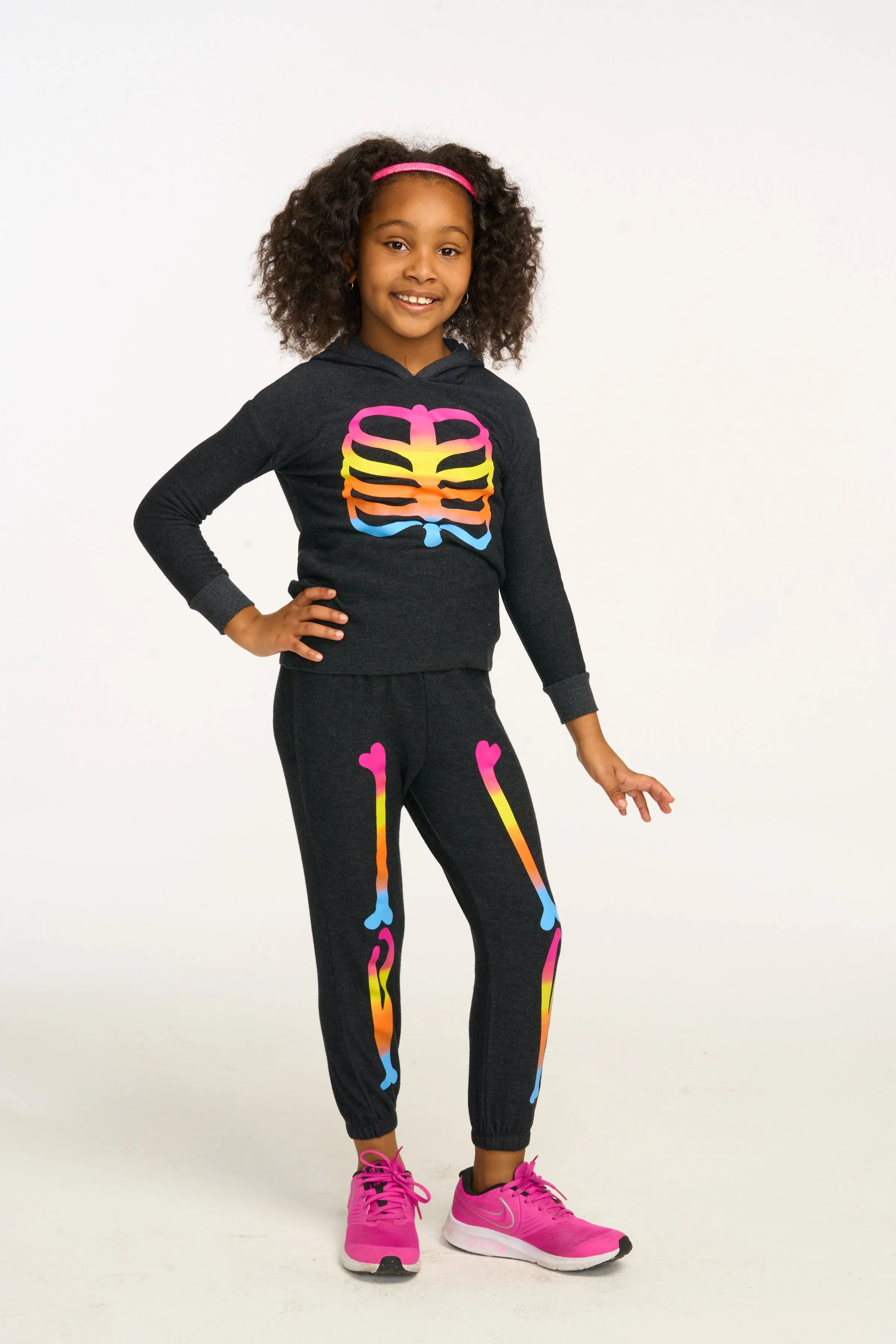 Chaser Rainbow Skeleton Legs Sweatpant