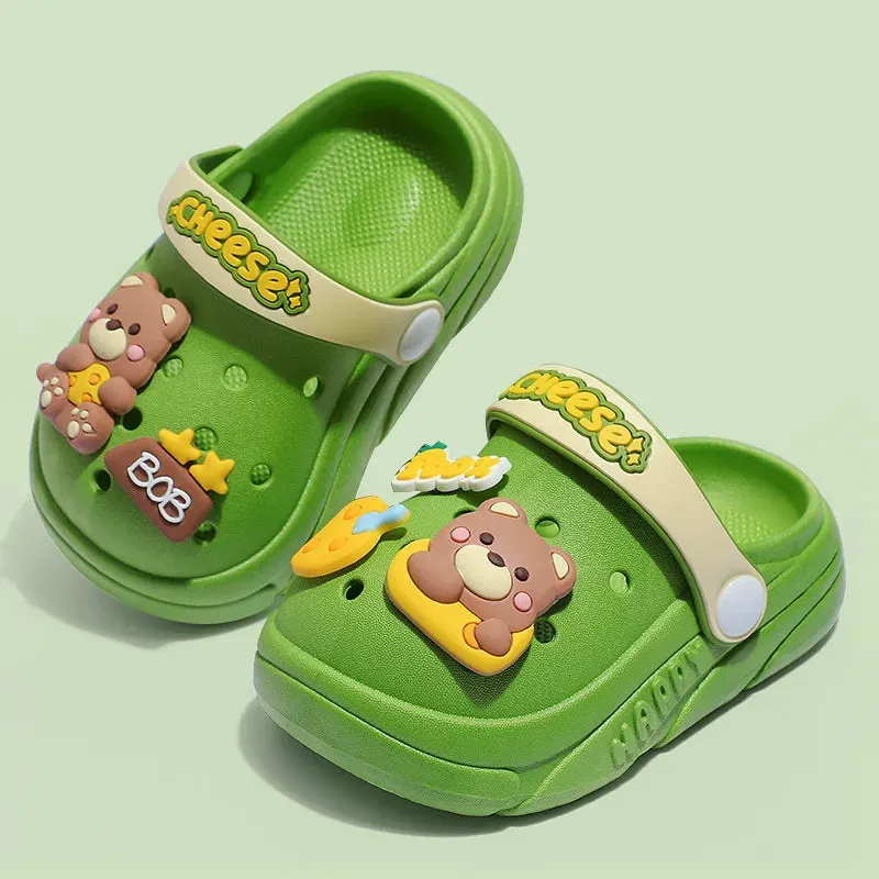 Children's slippers summer new boys shoes cute non-slip girls wear soft soled baby slippers kids shoes for girl