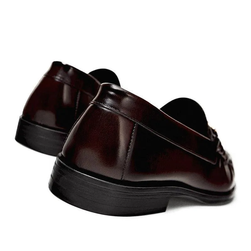 Comfortable Cow Leather Slip-On Shoes