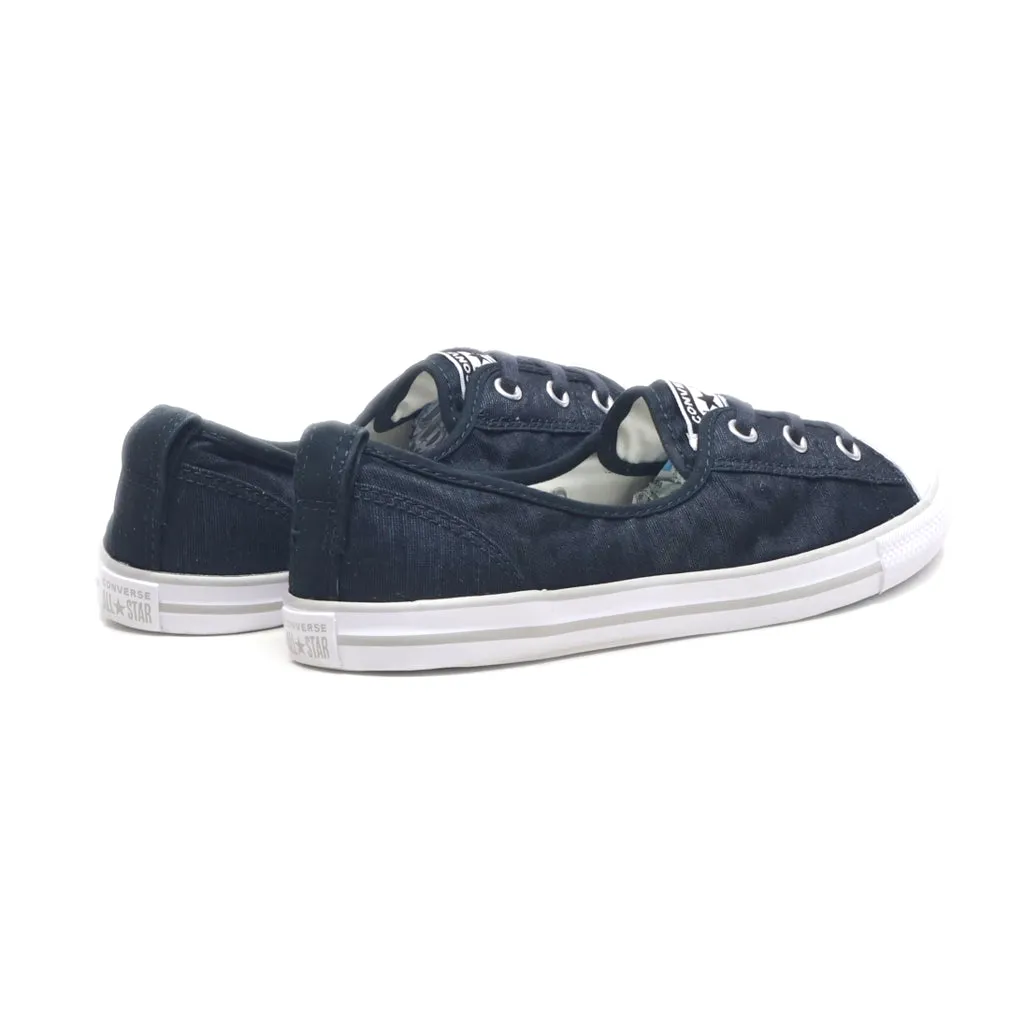 Converse Chuk Tylor Ballerinas Canvas Black Colour For Women